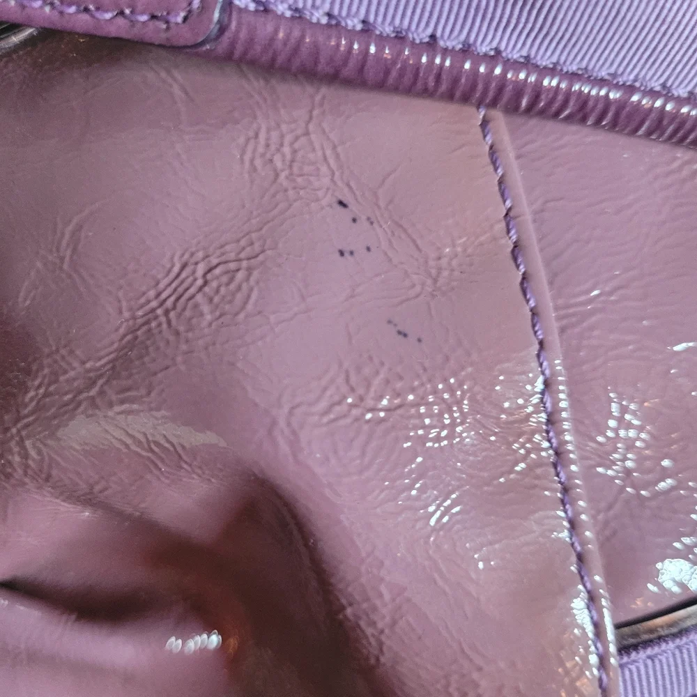 Coach Poppy Patent Leather Jazzy Convertible Shoulder Bag/ Crossbody Bag - Picture 5 of 16